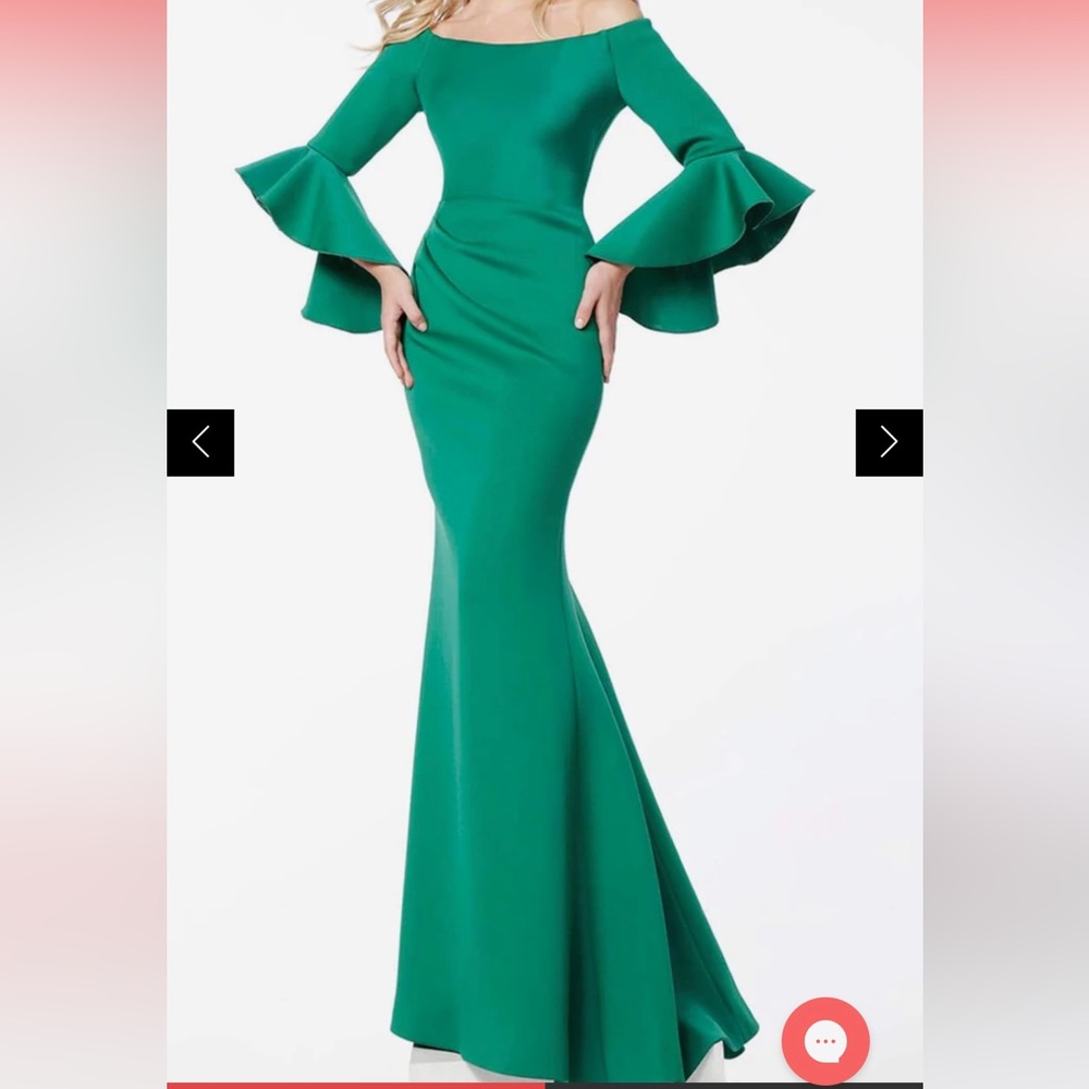 Jovani 59993 mermaid bell sleeve gown size 12